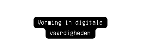 Vorming in digitale vaardigheden